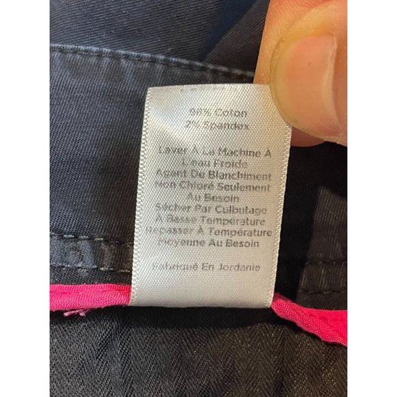 Talbots Women Perfect Shorts Bermuda Mid Rise Stretch JO3026 Cotton Black Size 2 - Picture 9 of 9